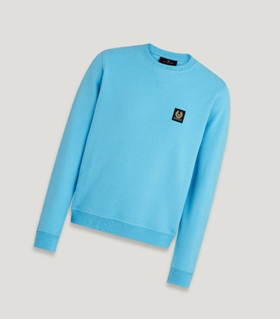 Blue Men's Belstaff Sweatshirts | 0856971-QG
