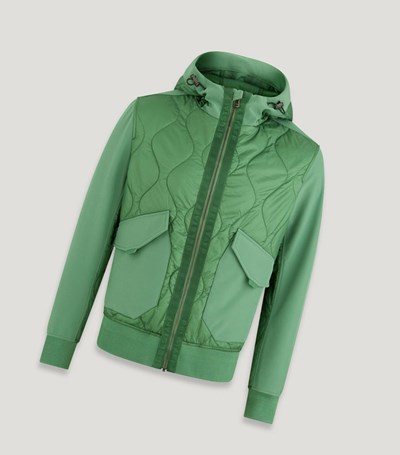 Green Men's Belstaff Limiter Down Jackets | 3189427-XF