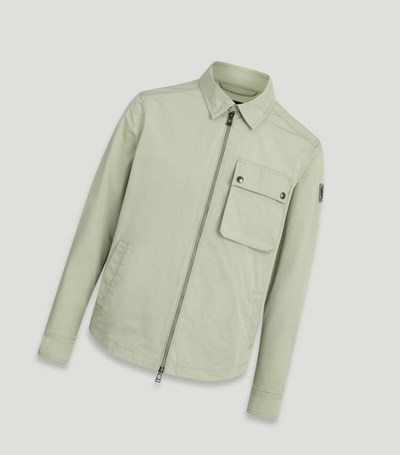 Green Men's Belstaff Wayfare Lightweight Jackets | 2984501-IP