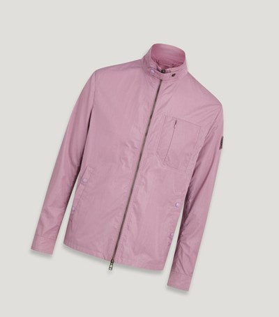 Lavender Men's Belstaff Switch Lightweight Jackets | 3578960-IW