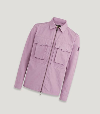 Lavender Men's Belstaff Tactical Overshirts | 3125679-HF