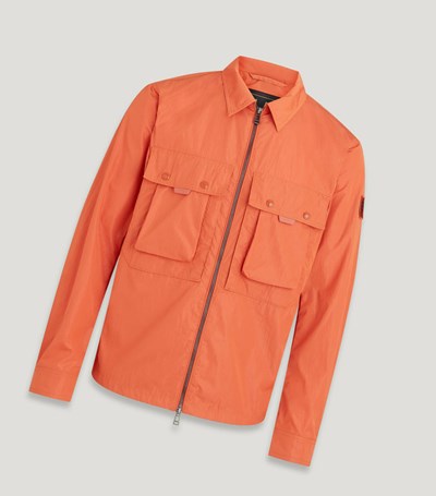 Orange Men's Belstaff Tactical Overshirts | 8613902-UX