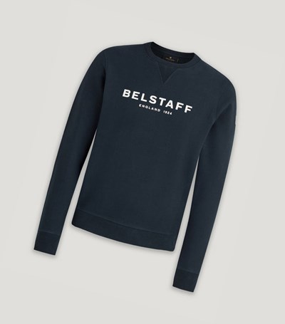 White Men's Belstaff 1924 Sweatshirts | 7934625-TC