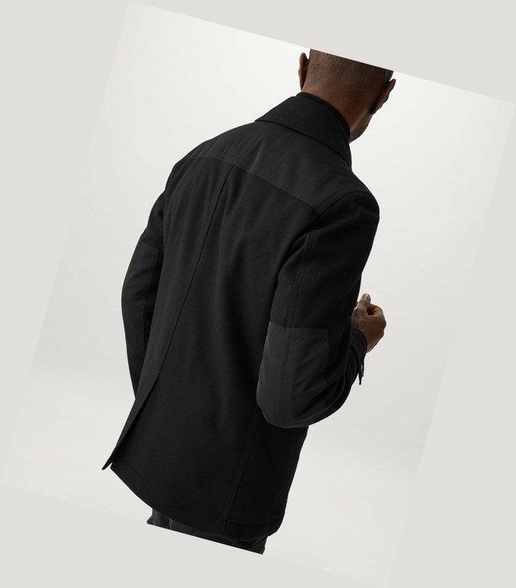 Black Men's Belstaff Astern Coats | 8037469-MJ