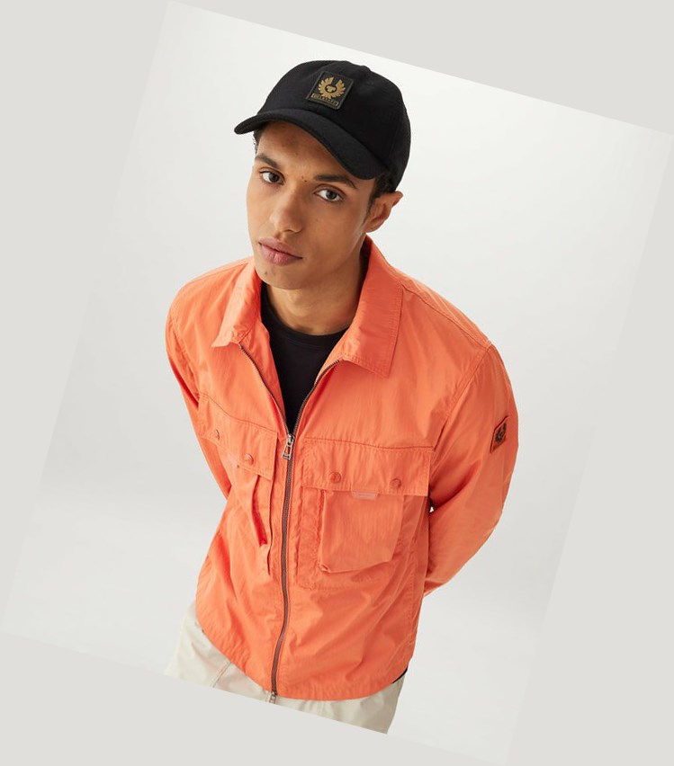 Orange Men's Belstaff Tactical Overshirts | 8613902-UX